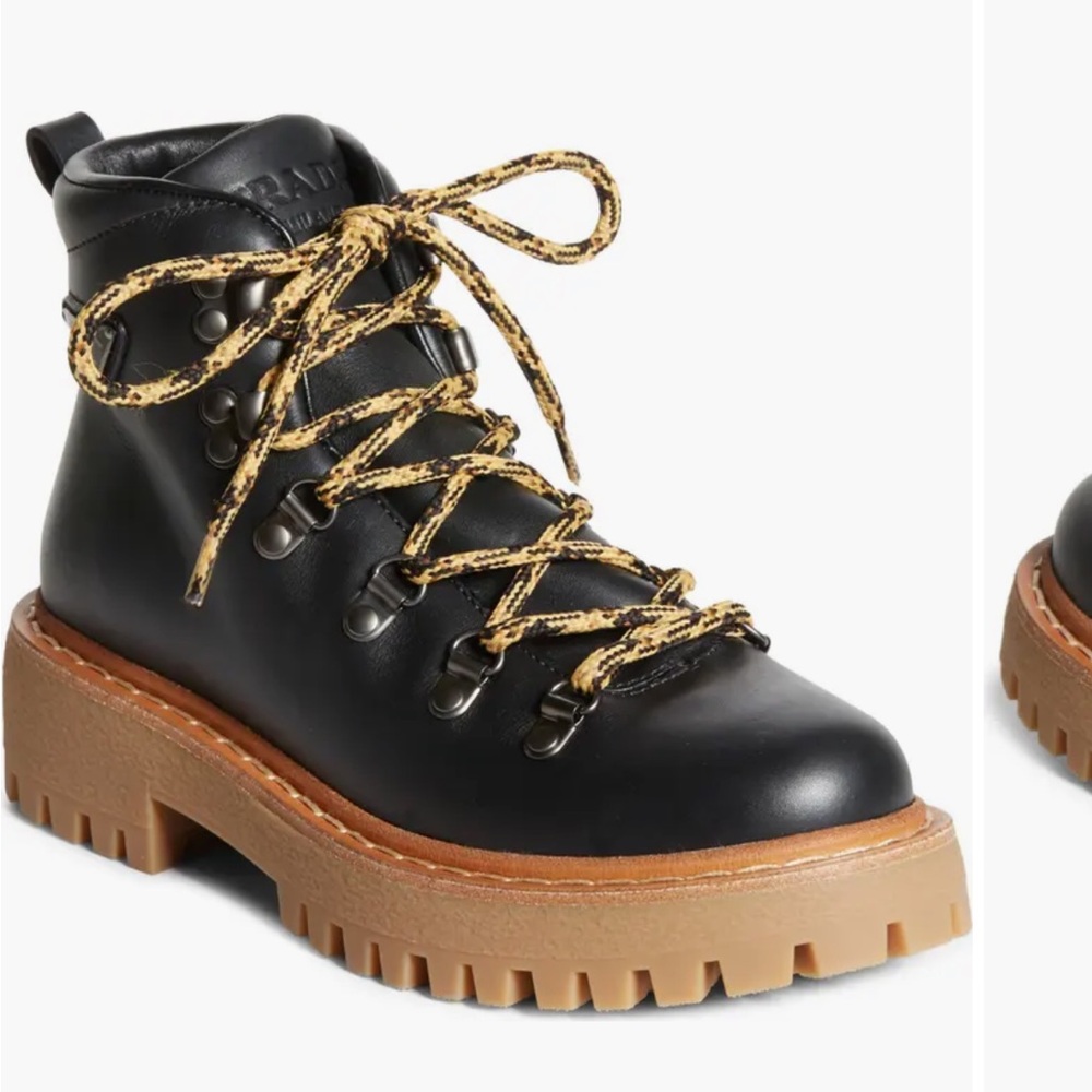 Prada St. Moritz Hiking Boots Size 9/39